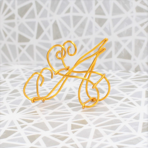 送料無料＊ワイヤーレタリング イニシャルオブジェ フォトウェディング