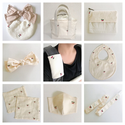 handmade/BABYno84】ハンドメイド /ビブ/スタイ/楕円 スタイ