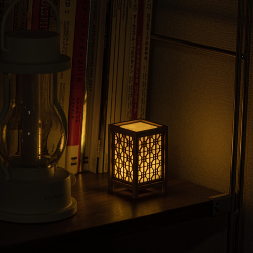 組子細工テーブルランプ　行灯 楽天市場】組子 行灯 和モダン LED 照明 スタンドライト フロア