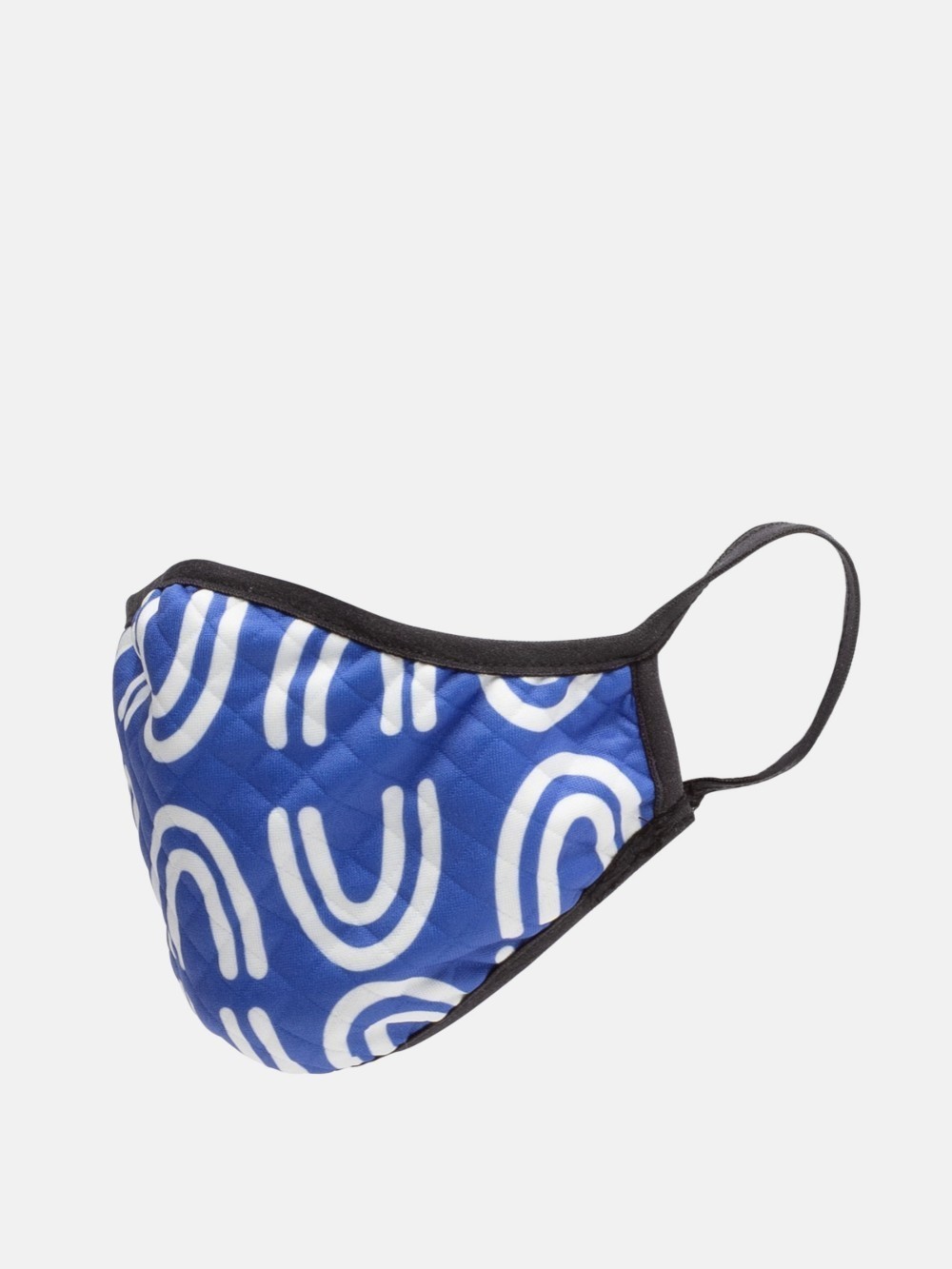 シックでかっこよく神秘的な地層を感じさせるボーダー模様 お洒落マスク （2枚または４枚セット）再利用可能