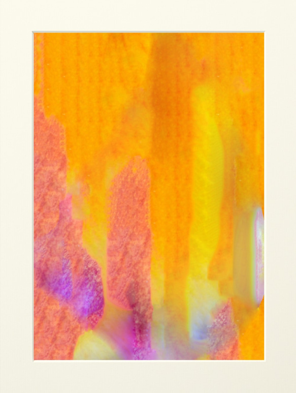 色鮮やかで神秘的な花の細胞模様　アートポスター(額縁なし) 4枚目の画像