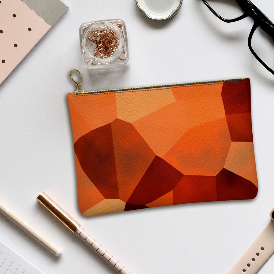 高級感あふれる大理石風 レザークラッチバッグ