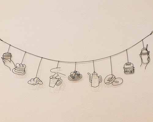 【オーダー受付専用ガーランド】ワイヤークラフト・ガーランド 再販】ワイヤークラフト ガーランド(受注製作) ガーランド c.mini