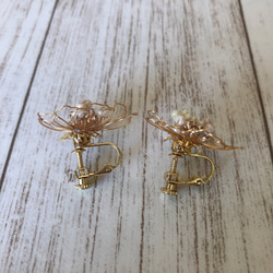 antique flower〔earring〕(受注製作) 3枚目の画像