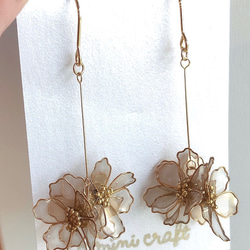 【再販】antique flower〔pierce・earring〕(受注製作) 2枚目の画像