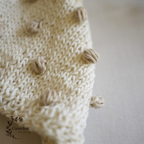 ポップコーンボンネット (春夏 コットン) 帽子(ベビー・キッズ) citron