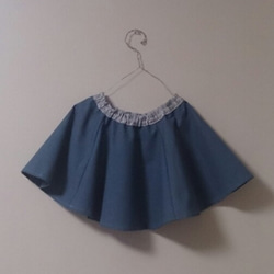 青いフレアスカート 1枚目の画像