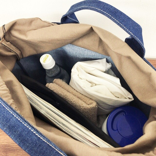 ファザーズバッグ (モカ、カモフラージュ)『Premium Denim』 トート