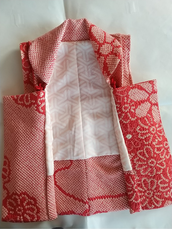 3歳用正絹総絞りの被布( makibanomakiko）様のリクエスト 4枚目の画像