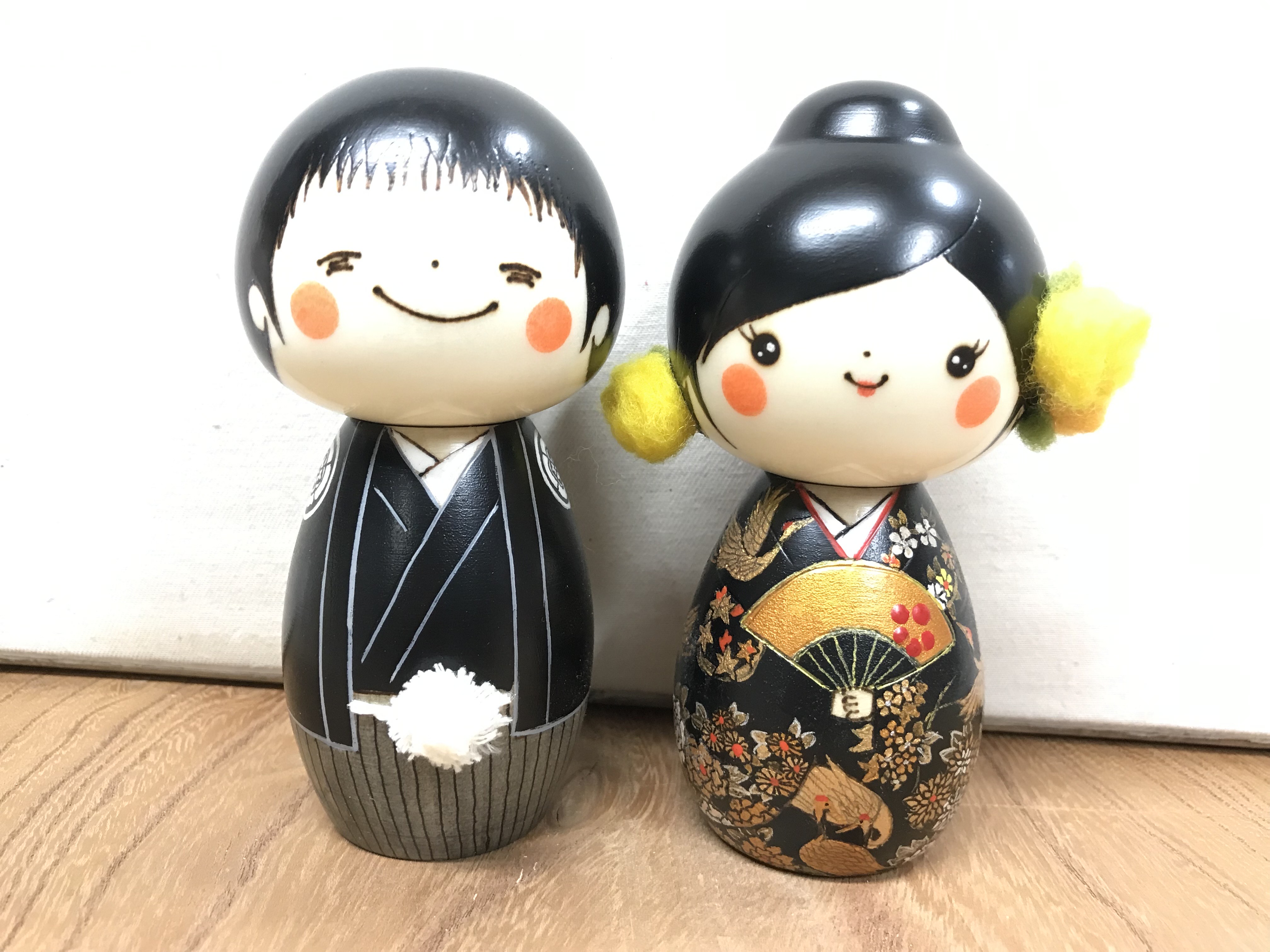 優れた品質 オーダー和装ウェディングこけし（※オーダーの仕上がり見本です セキュリティ・セーフティ