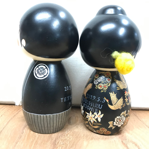人気が高い オーダー和装ウェディングこけし（※オーダーの仕上がり見本です セキュリティ・セーフティ
