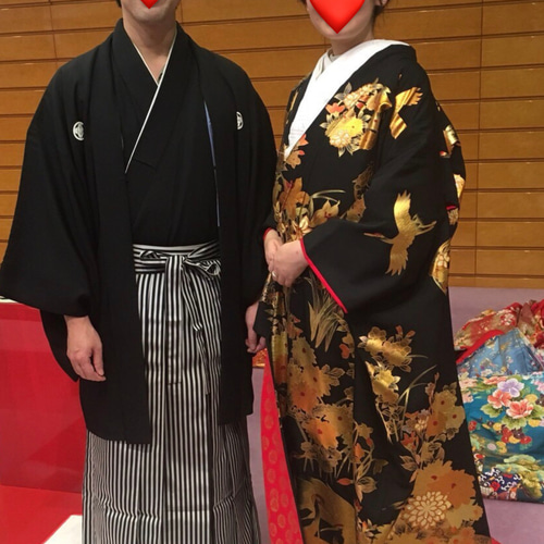 オーダー和装ウェディングこけし（※オーダーの仕上がり見本です
