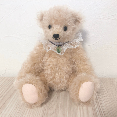 テディベア/国内作家さま/モヘア/クリームベア｜テディベア/国内作家
