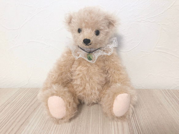 テディベア オフホワイトモヘア／作家様 Amazon.co.jp: TeddyTales リナベア ハンドメイド ぬいぐるみ