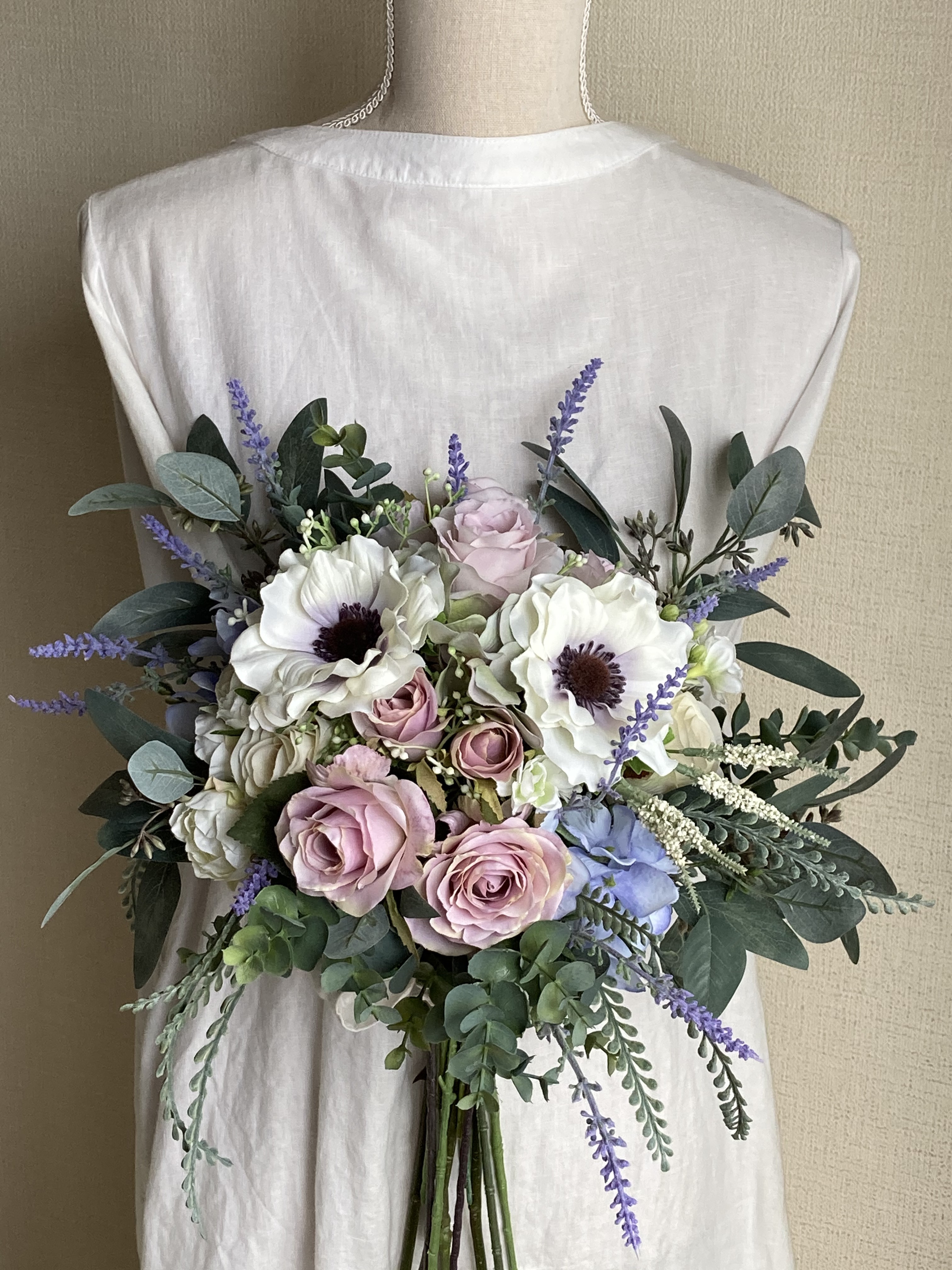 アネモネ&ローズ ウェディングブーケ