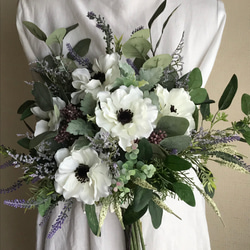 アネモネ＆ローズ ウェディングブーケ・ブートニア ブーケ