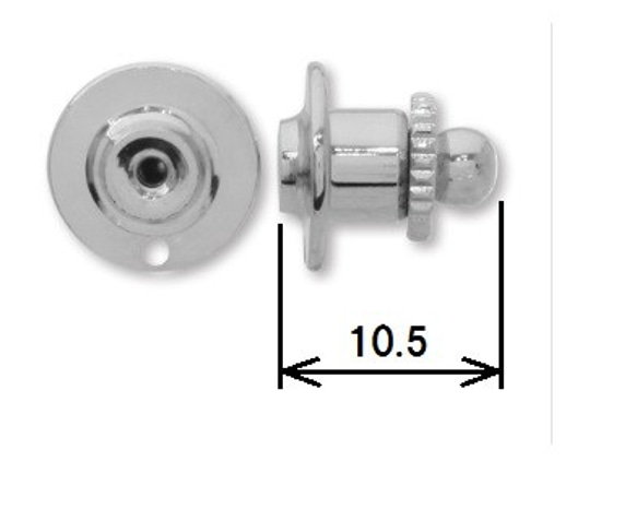 Tap brooch＃123微型水龍頭銀色 第3張的照片