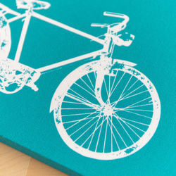 ファブリックパネル・ファブリックボード - 『自転車に乗って』 6枚目の画像