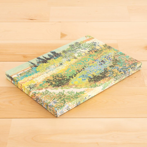 ファブリックパネル・アートパネル - 『ゴッホ - 花咲く庭と小道