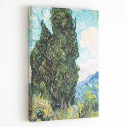 ファブリックパネル・アートパネル - 『ゴッホ - 糸杉』 2枚目の画像