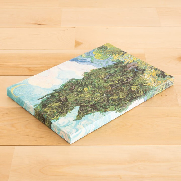 ファブリックパネル・アートパネル - 『ゴッホ - 糸杉』 4枚目の画像