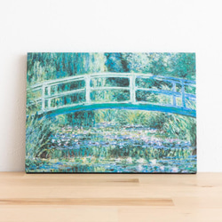 ファブリックパネル・アートパネル - 『モネ - 睡蓮の池と日本の橋