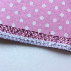 【手作りキット】手織り ブックカバー（ピンク） 3枚目の画像