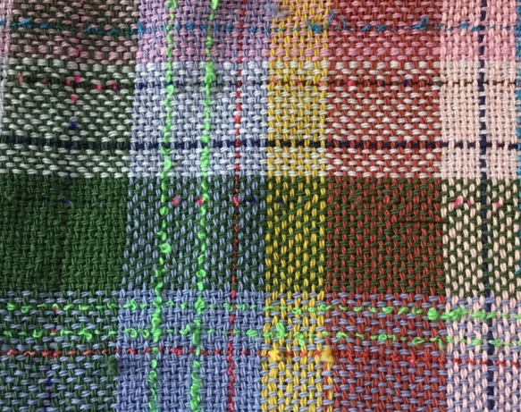手縫いで作る手織りの簡単パックンポーチ キット【織布付き制作キット難易度ゼロ】 5枚目の画像