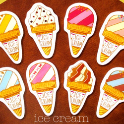 アイスクリームブローチ 1枚目の画像