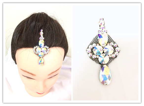 社交ダンス ヘアアクセサリー 007 ヘッドドレス（アクセサリー