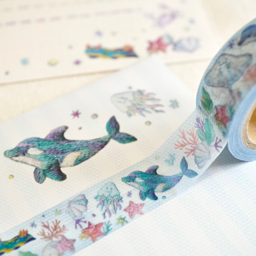 色々おまとめセット]✳︎動物刺繍デザイン✳︎ Sea creatures 海の