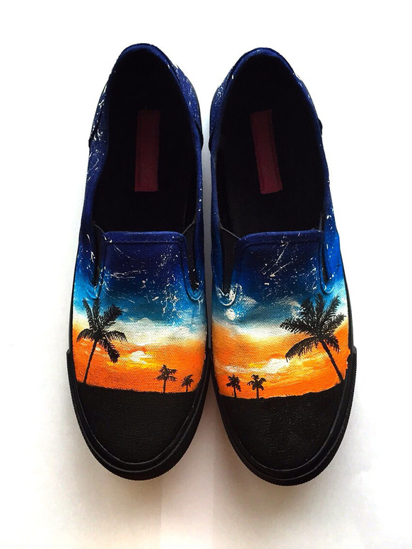 Hawaiian painting shoes 1枚目の画像