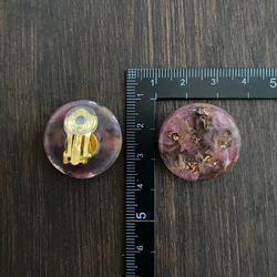 CHIGIRI　ショコラローズのイヤリング 5枚目の画像