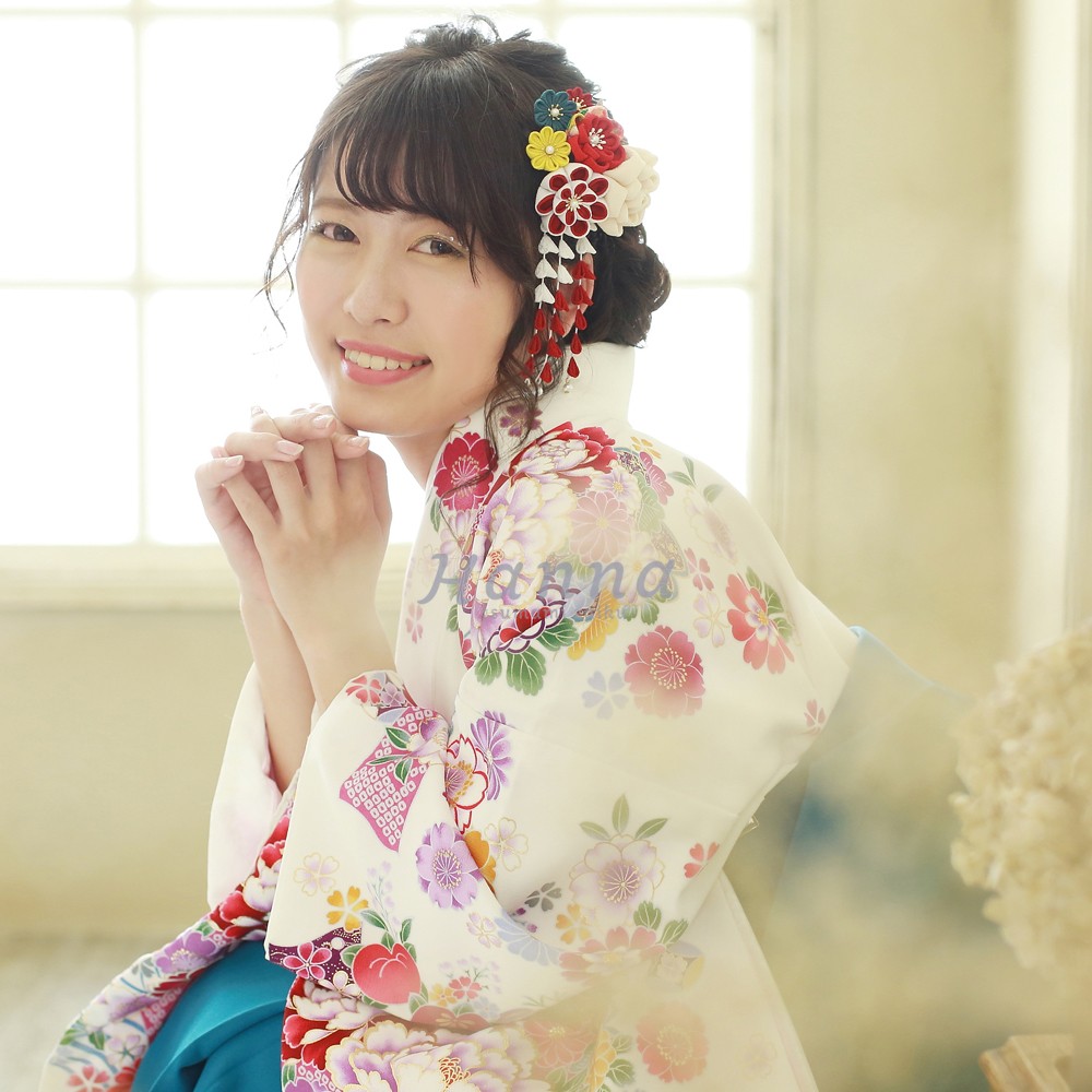 成人式 髪飾り つまみ細工