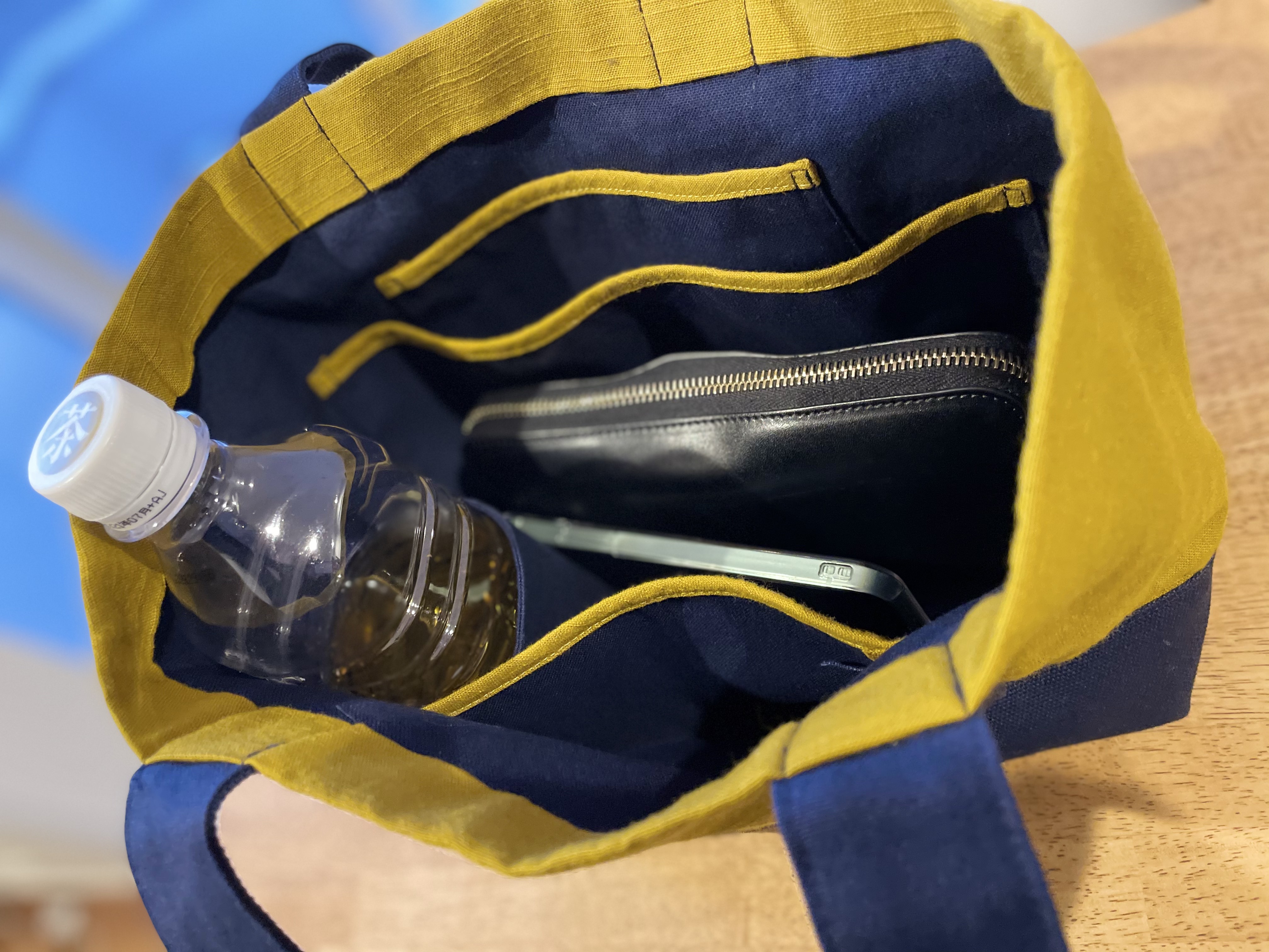 「会津木綿ミニトート｣ 愛犬とのお散歩 ランチトートやデイリー使いにも