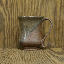 陶器マグカップ・トランジスタ（赤土）【201008】 2枚目の画像