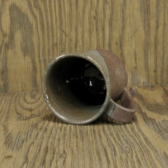 陶器マグカップ・トランジスタ（赤土）【201008】 3枚目の画像
