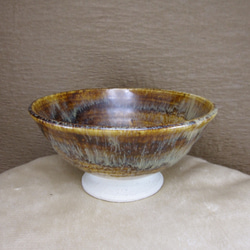 陶器ご飯茶碗（大）朝鮮唐津風 1枚目の画像