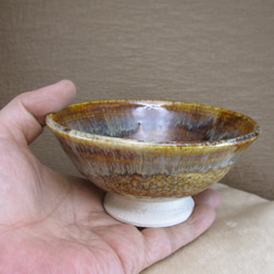 陶器ご飯茶碗（大）朝鮮唐津風 5枚目の画像
