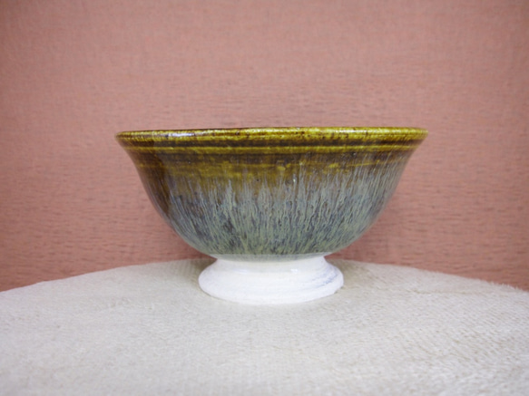 陶器ご飯茶碗（中）朝鮮唐津風 2枚目の画像