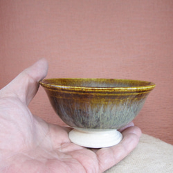 陶器ご飯茶碗（中）朝鮮唐津風 5枚目の画像