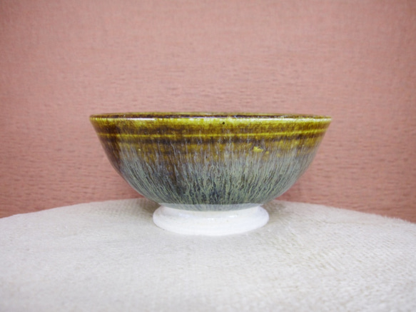 陶器ご飯茶碗（小）朝鮮唐津風 2枚目の画像