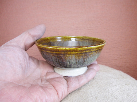 陶器ご飯茶碗（小）朝鮮唐津風 5枚目の画像