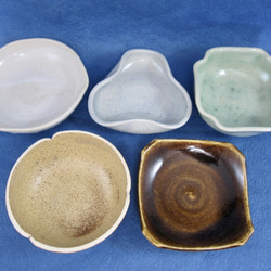陶器 豆皿・豆鉢５点セット（m-06） 3枚目の画像