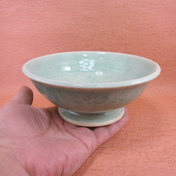 陶製花器 水盤 黄瀬戸釉 【190920】 一輪挿し・花瓶・花器 ばた