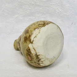 陶器 壁掛け一輪挿し 曲ひょうたん型【190802】 4枚目の画像