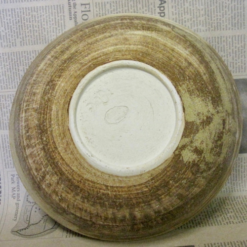 陶製花器 水盤 黄瀬戸釉 【190920】 一輪挿し・花瓶・花器 ばた