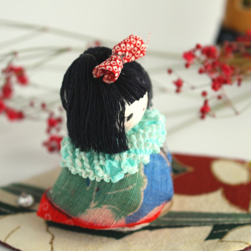 2409131 人形の着物　古布ちりめん　お面 2409131 人形の着物 古布ちりめん お面 【公式通販】