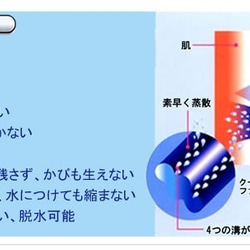 クールマックス アパレル専用 CX4000 接触冷感 生地 メッシュ 生地 黒 UVカット 吸水速乾 マスク 黒の 裏地 6枚目の画像