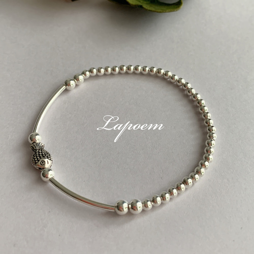 シルバー925 フィジーチャームブレスレット ブレスレット Lapoem